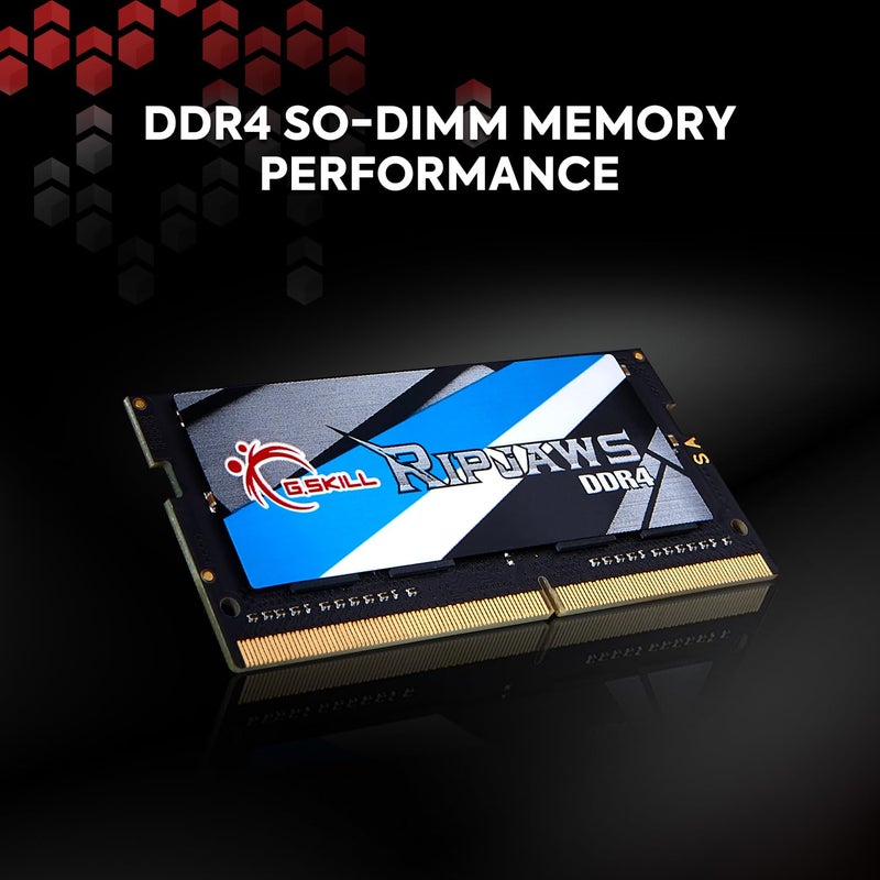 G.SKILL Ripjaws DDR4 SO-DIMM Series DDR4 RAM 16GB (2x8GB) 2666MT/s CL19-19-19-43 1.20V Unbuffered Non-ECC Notebook/Laptop Memory SO-DIMM (F4-2666C19D-16GRS) - Image 2